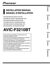 Pioneer AVIC-F3210BT Manuel D'installation