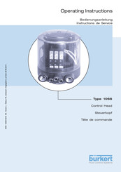 Burkert 1066 Instructions De Service