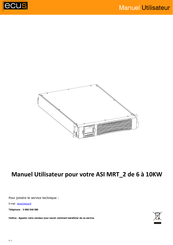Ecus ASI MRT_2 Série Manuel Utilisateur
