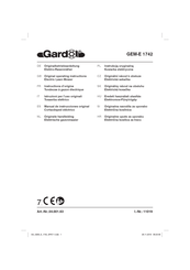 Gardol GEM-E 1742 Instructions D'origine