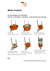 PFT ROTOMIX Série Mode D'emploi