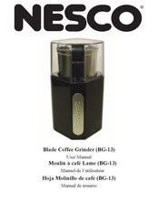 Nesco BG-13 Manuel De L'utilisateur