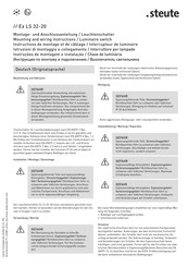 steute EX LS 32-20 2S Instructions De Montage Et De Câblage