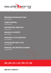 Steinberg Systems SBS-DM-1000NCV Manuel D'utilisation