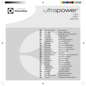 Electrolux ultrapower 18V Mode D'emploi