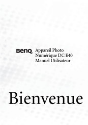 Benq DC E40 Manuel Utilisateur