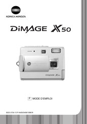 Konica Minolta DIMAGE X50 Mode D'emploi