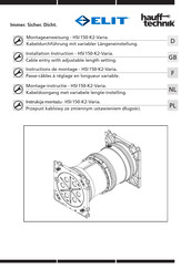 Hauff-Technik HSI150-K2-Varia/365-470 Instructions De Montage