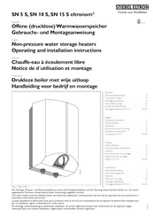 Stiebel Eltron SN 10 S Notice D'utilisation Et De Montage