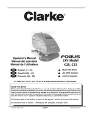 Clarke FOGUS C33 Manuel De L'utilisateur