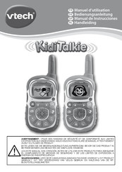 VTech KidiTalkie Manuel D'utilisation