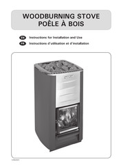 Harvia WOODBURNING STOVE Instructions D'utilisation Et D'installation