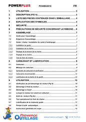 Powerplus POWEG2010 Manuel D'utilisation