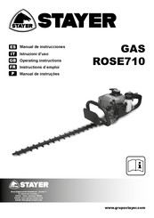 stayer GASROSE710 Instructions D'emploi