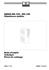 REMKO RKL 220 Mode D'emploi