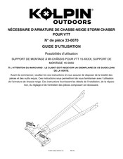 Kolpin Outdoors 33-0070 Guide D'utilisation