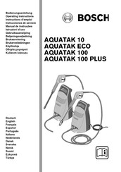 Bosch AQUATAK 100 PLUS Instructions D'emploi