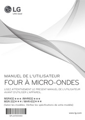 LG MSR-332 Série Manuel De L'utilisateur