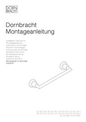 Dornbracht 83 030 710 Instructions De Montage