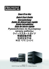 Promise Technology SmartStor NAS Guide De Démarrage Rapide