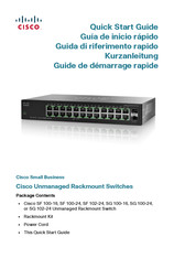 Cisco SG 100-16 Guide De Démarrage Rapide