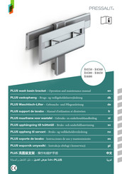 Pressalit PLUS R4650 Manuel D'utilisation Et D'entretien