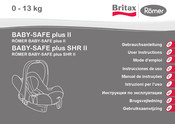 BRITAX RÖMER BABY-SAFE plus SHR II Mode D'emploi