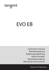 Tangent EVO E8 Mode D'emploi