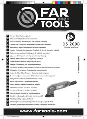 Far Tools DS 200B Notice Originale