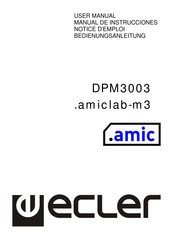 Ecler DPM3003 Notice D'emploi