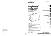 Sony DPP-F800 Mode D'emploi