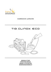 Nitty-Gritty TIG.CLINOX ECO Manuel D'utilisation