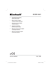 EINHELL GC-EM 1030/1 Mode D'emploi D'origine