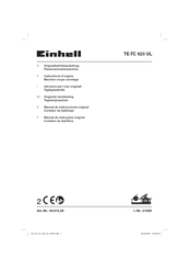 EINHELL TE-TC 920 UL Instructions D'origine
