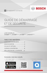 Bosch SHV88P Série Guide De Démarrage Et De Sécurité