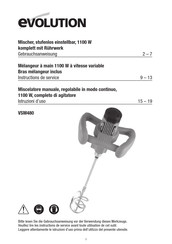 Evolution VSM480 Instructions De Service