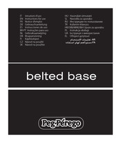 Peg-Perego belted base Notice D'emploi