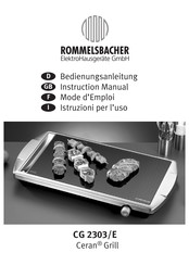 Rommelsbacher Ceran CG 2303/E Mode D'emploi