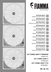 Fiamma Comfort Kit Turbo-Vent F P3 Instructions De Montage Et Mode D'emploi