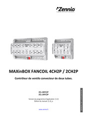 Zennio MAXinBOX FANCOIL 4CH2P Manuel De L'utilisateur