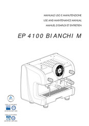 BIANCHI VENDING EP 4100 BIANCHI M Manuel D'emploi Et Entretien