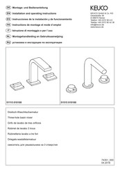 KEUCO 51515 010100 Instructions De Montage Et Mode D'emploi