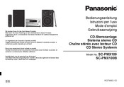 Panasonic SC-PMX100B Mode D'emploi