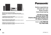 Panasonic SC-PMX100 Mode D'emploi