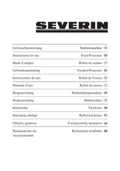 SEVERIN KM-3885 Mode D'emploi