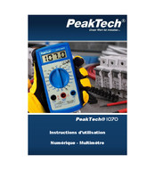 Peaktech 1070 Instructions D'utilisation
