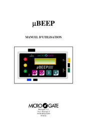 Microgate mBEEP Manuel D'utilisation