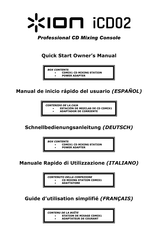 ION iCD02 Guide D'utilisation Simplifié