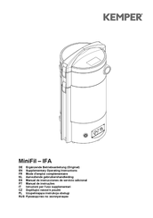 Kemper MiniFil - IFA Mode D'emploi