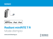 Sonic RT80 MNR T R Mode D'emploi